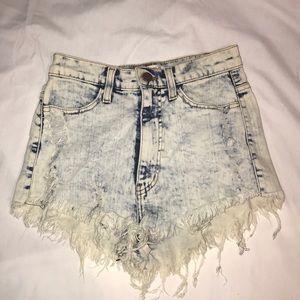 High waisted shorts